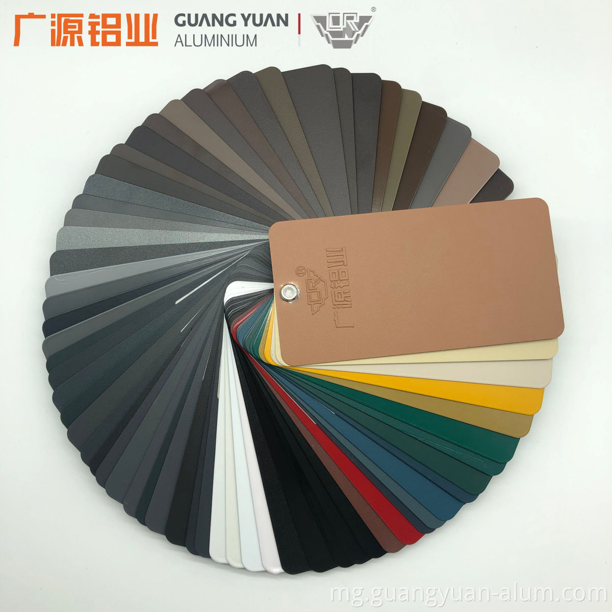 Guangyuan Aluminum Powder Coated aluminium GUANGYUAN ALUMINIUM Powder Coated Aluminum Profile
